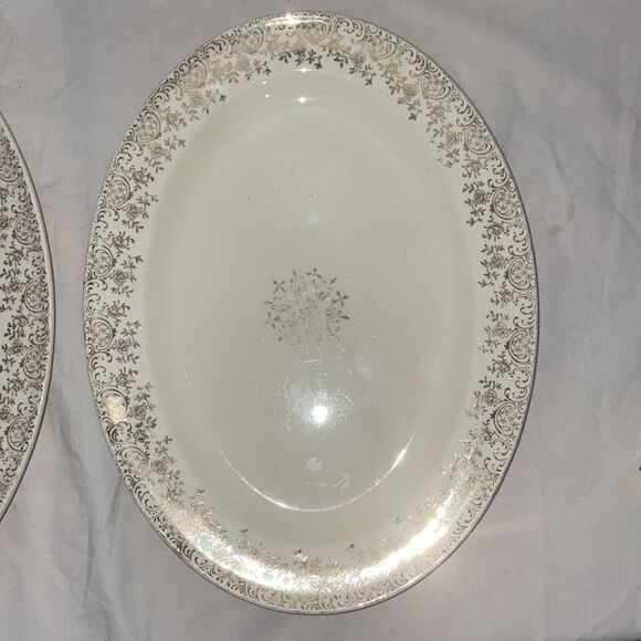 Two Edwin M Knowles serving dishes - Picture 13 of 13